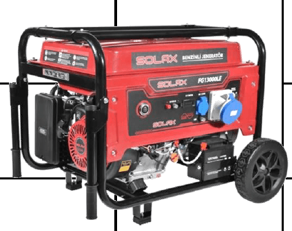 Jeneratör Benzinli 6,5 kw ipli-marşlı El Arabası Tipi